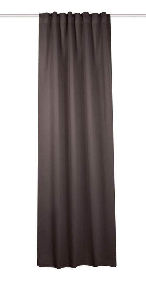 Home Basics Vorhang BLACKY (1 St), Multifunktionsband, verdunkelnd, Kombibandschal BLACKY Uni von Home Basics
