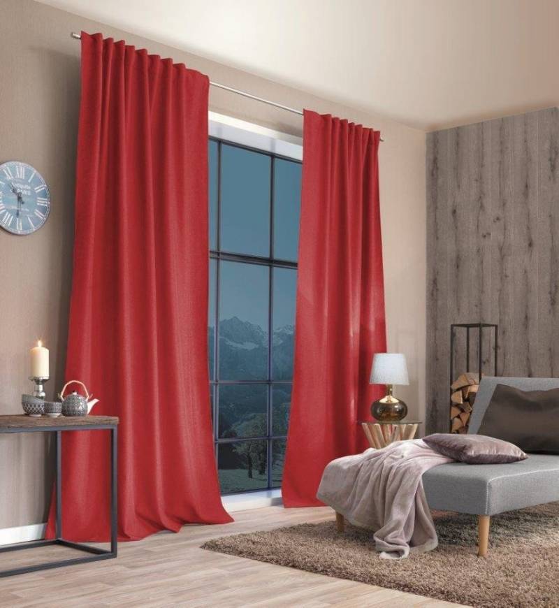 Home Basics Vorhang HOMEbasics 085960 Eskimo Verdunkelungsvorhang mit Thermofunktion, (1 St), Polyester von Home Basics