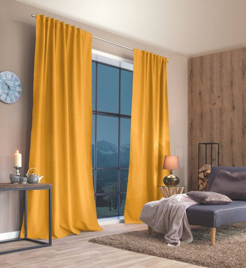 Home Basics Vorhang HOMEbasics 085960 Eskimo Verdunkelungsvorhang mit Thermofunktion, (1 St), Polyester von Home Basics