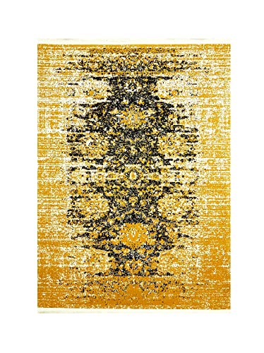 Home Carpets Teppich, Kunststoff, gelb, Mediano von Home Carpets