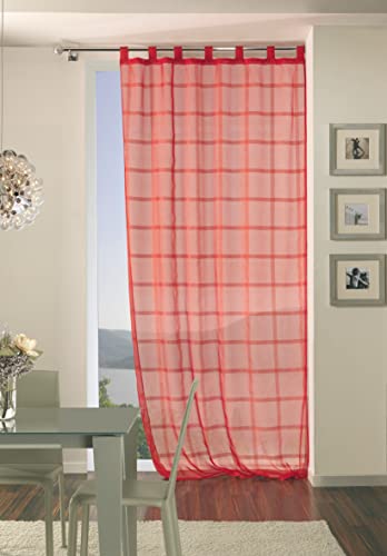 Home Collection c4106ll300 Vorhang Felicia 290x150x290 cm rot von Home Collection