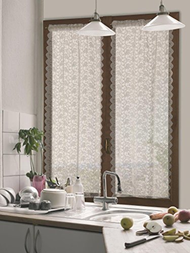 Home Collection tcdeb115/150 Vorhang Paar Debby 240x60x240 cm Natur von Home Collection