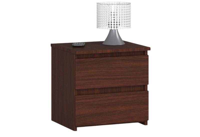 Home Collective Kommode 40 cm breit Holz Highboard Sideboard für Flur Schlafzimmer Wohnzimmer (Mehrzweckschrank Schrank schmal Kommode Schlafzimmer mit Schubladen), Kinderzimmer Organizer, 40 cm hoch mit 2 Schubladen Venge von Home Collective