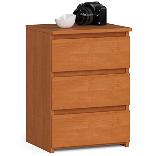 Home Collective Kommode mit 3 Schubladen Kommode Schlafzimmer Flur Wohnzimmer Organizer Kommode mit Schubladen 40 cm breit 57 cm hoch | Erle Holz Highboard Sideboard Mehrzweckschrank Schrank schmal Home Collective Kommode mit 3 Schubladen Kommode Schlafzimmer Flur Wohnzimmer Organizer Kommode mit Schubladen 40 cm breit 57 cm hoch | Erle Holz Highboard Sideboard Mehrzweckschrank Schrank schmal von Home Collective