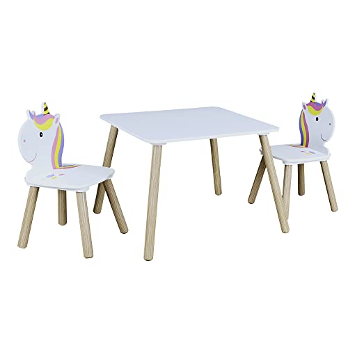 MESA C/2 SILLAS INF. UNICORNIO von HOME DECO FACTORY