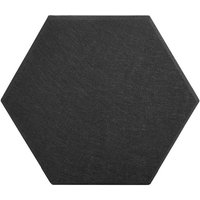 Home Deluxe - Akustikplatten Hexagon selbstklebend silent Farbe: Schwarz, Menge: 15 von Home Deluxe