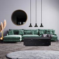 Couchtisch Marmor AMIRI XXL schwarz von Home Deluxe