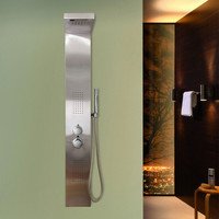 Duschpaneel CASCATA – Edelstahl von Home Deluxe