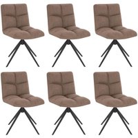 Esszimmerstuhl drehbar noda Farbe: Grau/Braun, Menge: 6 Stuhl Esszimmerstuhl Esszimmerstühle Stühle - Home Deluxe Esszimmerstuhl drehbar noda Farbe: Grau/Braun, Menge: 6 Stuhl Esszimmerstuhl Esszimmerstühle Stühle - Home Deluxe von Home Deluxe
