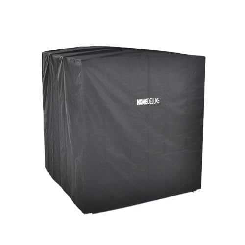 Home Deluxe - Abdeckung - Sonnenliege Lyon - Maße 208 x 188 x 215 cm, Farbe: Schwarz I Gartenliege Doppelliege Gartenliege von Home Deluxe