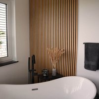 HOME DELUXE - Akustikpaneel SONIC 240 x 40 cm Farbe: Oiled Oak Akustikpaneel Akustikpaneele Akustik Paneele von Home Deluxe