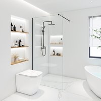 HOME DELUXE Duschabtrennung BAKI Schwarz - 140 x 200 cm HOME DELUXE Duschabtrennung BAKI Schwarz - 140 x 200 cm von Home Deluxe