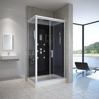 Duschkabine WAVE XL - 120x80 cm von Home Deluxe
