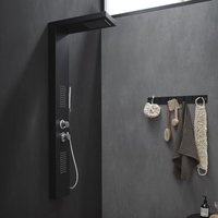 Duschpaneel CASCATA - black von Home Deluxe