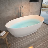 Freistehende Badewanne DELIA von Home Deluxe