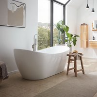 Freistehende Badewanne OVALO von Home Deluxe