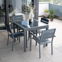 HOME DELUXE Garten-Sitzgruppe VERANO und MADERA  8 Stühle von Home Deluxe
