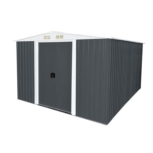 Home Deluxe - Geräteschuppen BOHIO - Größe: XL - Maße 258 x 206 x 177 cm, Raumfläche 5,2 m², inkl. Fundament I Gerätehaus Gartenschuppen Gartenschrank von Home Deluxe
