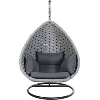 HOME DELUXE Hängesessel aus Seilgeflecht CADEIRA Hellgrau - 2-Sitzer Hängekorb, Hängestuhl, Gartenmöbel, Gartenschaukel Seilgeflecht Hängesessel, HOME DELUXE Hängesessel aus Seilgeflecht CADEIRA Hellgrau - 2-Sitzer Hängekorb, Hängestuhl, Gartenmöbel, Gartenschaukel Seilgeflecht Hängesessel, von Home Deluxe