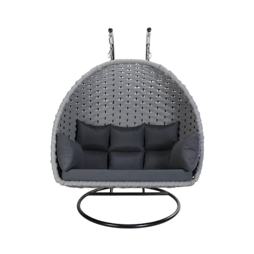 HOME DELUXE Hängesessel aus Seilgeflecht CADEIRA Hellgrau - 2-Sitzer | Seilgeflecht Hängesessel, Hängesessel mit Seilbespannung, Outdoor Hängesessel Seilgeflecht HOME DELUXE Hängesessel aus Seilgeflecht CADEIRA Hellgrau - 2-Sitzer | Seilgeflecht Hängesessel, Hängesessel mit Seilbespannung, Outdoor Hängesessel Seilgeflecht von Home Deluxe