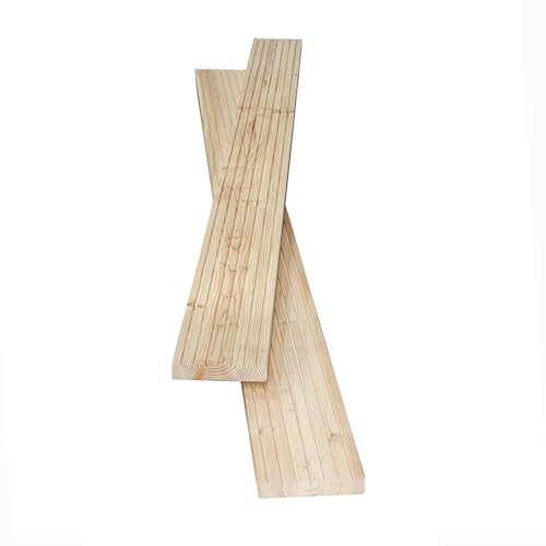 Home Deluxe - Holz Terrassendiele Lärche ARIS - 2 m², Inkl. Unterkonstruktion und Montagematerial I Terrassenboden Poolumrandung Balkonbelag von Home Deluxe