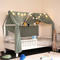 HOME DELUXE Kinderbett STERNENLAND – 90 x 200 cm Weiß von Home Deluxe