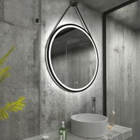 HOME DELUXE LED-Spiegel Rund FIANA – 40 cm inkl. Aufhängung von Home Deluxe