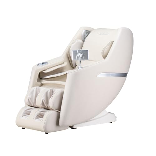 HOME DELUXE Massagesessel mit Stoffbezug CORVIA - Beige, Massagesessel mit Wärmefunktion, Massagesessel mit Zero-Gravity-Funktion, Massagesessel für Rücken und Nacken von Home Deluxe
