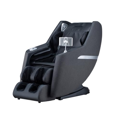 HOME DELUXE Massagesessel mit Stoffbezug Corvia - Anthrazit I Massagesessel mit Wärmefunktion, Massagesessel mit Zero-Gravity-Funktion, Massagesessel für Rücken und Nacken von Home Deluxe