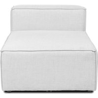 Modulares Sofa VERONA Mittelsofa - hellgrau von Home Deluxe