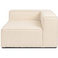 HOME DELUXE Modulares Sofa VERONA Rechtes Ecksofa - beige von Home Deluxe