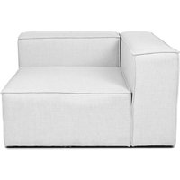 HOME DELUXE Modulares Sofa VERONA Rechtes Ecksofa - hellgrau von Home Deluxe