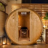 Home Deluxe - Outdoor Fasssauna inkl. Saunaofen lahti l i Gartensauna, Sauna von Home Deluxe