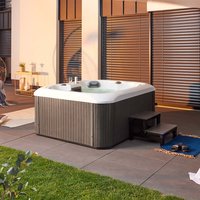 Outdoor Whirlpool SEA STAR - mit Treppe und Thermoabdeckung von Home Deluxe