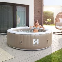 HOME DELUXE Outdoor Whirlpool SPLASH - Beige- 6 Personen von Home Deluxe