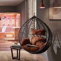 Polyrattan Hängesessel CIELO Korb von Home Deluxe