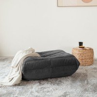 HOME DELUXE Relaxsessel Hocker CHILL Anthrazit von Home Deluxe