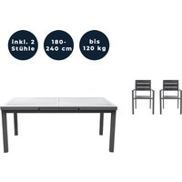 Sitzgruppe CALIDO MADERA 2 Stühle von Home Deluxe