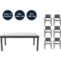 Sitzgruppe CALIDO MADERA 6 Stühle von Home Deluxe