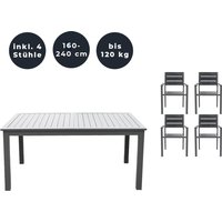 Sitzgruppe CASA MADERA 4 Stühle von Home Deluxe