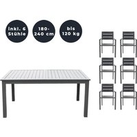 Sitzgruppe CASA MADERA 6 Stühle von Home Deluxe