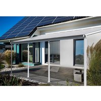 HOME DELUXE Terrassenüberdachung SOLIS 312 x 303 x 226 / 278 cm weiß von Home Deluxe