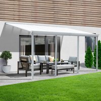 HOME DELUXE Terrassenüberdachung SOLIS 618 x 303 x 226 / 278 cm - weiß von Home Deluxe