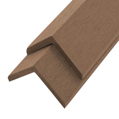 HOME DELUXE - WPC Abschlussleiste FINEA - 110 x 4,5 x 4,5 cm I Endprofil Abdeckleiste - Variante wählbar von Home Deluxe