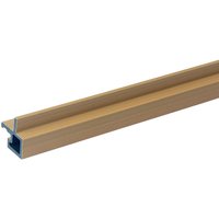 HOME DELUXE WPC Eckprofil SANO – Teak, 8 Stück Abschlussprofil für Fassadenverkleidung außen wpc eckprofil, wpc fassadenverkleidung, wpc von Home Deluxe
