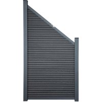 HOME DELUXE WPC Sichtschutzzaun Schrägelement CALLADO PREMIUM Horizontale Paneele - Höhe: 185 cm WPC Schrägelement, Sichtschutz Schrägelement, HOME DELUXE WPC Sichtschutzzaun Schrägelement CALLADO PREMIUM Horizontale Paneele - Höhe: 185 cm WPC Schrägelement, Sichtschutz Schrägelement, von Home Deluxe