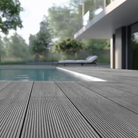 Wpc Terrassendielen samana Hellgrau - Home Deluxe von Home Deluxe