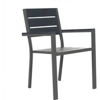 HOME DELUXE - stapelbarer Gartenstuhl Madera - BxTxH: 56,6 x 57,5 x 85 cm - Stückzahl: 3 - Gestell: anthrazit, Sitzfläche: hellgrau I Campingstuhl HOME DELUXE - stapelbarer Gartenstuhl Madera - BxTxH: 56,6 x 57,5 x 85 cm - Stückzahl: 3 - Gestell: anthrazit, Sitzfläche: hellgrau I Campingstuhl von Home Deluxe