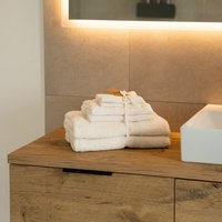Handtuch Set 6 tlg. cuddle Farbe: Beige Handtuch Badetuch Duschtuch Set - Home Deluxe von Home Deluxe