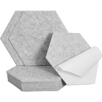 Home Deluxe - Akustikplatten Hexagon selbstklebend silent Farbe: Hellgrau, Menge: 10 Home Deluxe - Akustikplatten Hexagon selbstklebend silent Farbe: Hellgrau, Menge: 10 von Home Deluxe